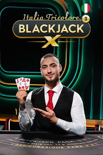 Náhled hry Blackjack Italia Tricolore 3 u značky Betwest